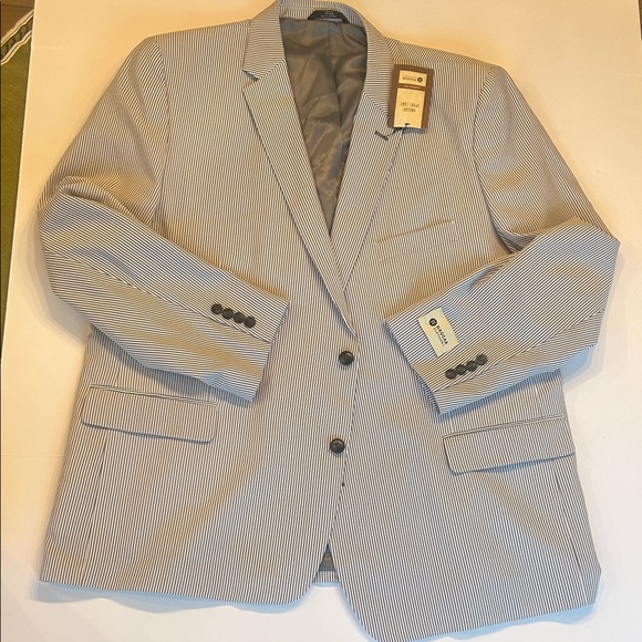 Haggar Other - Haggar Men's Pinstriped Blazer - Blue/gray and White